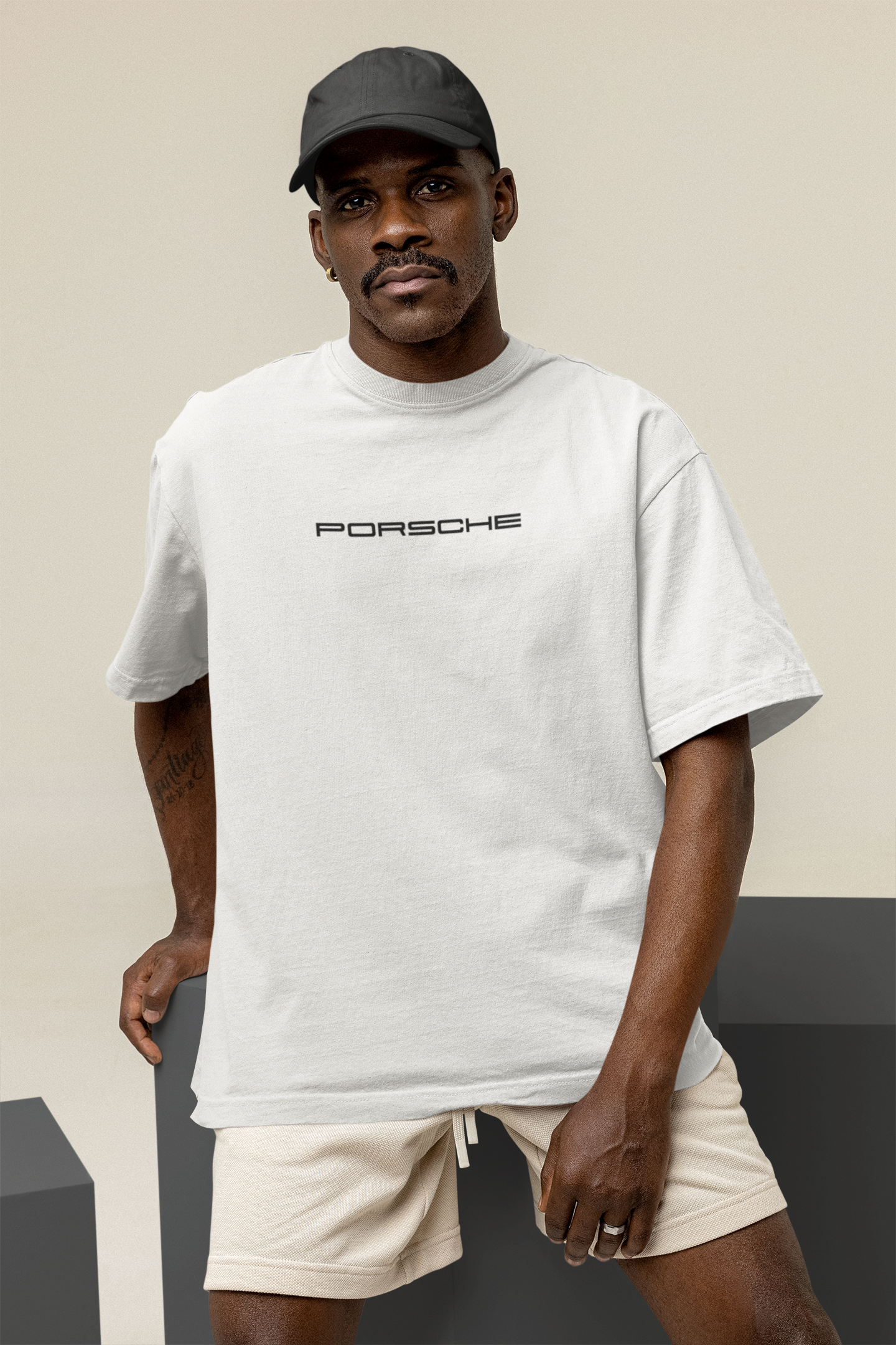 Oversized Porsche 911 GT3 RS Design T-Shirt