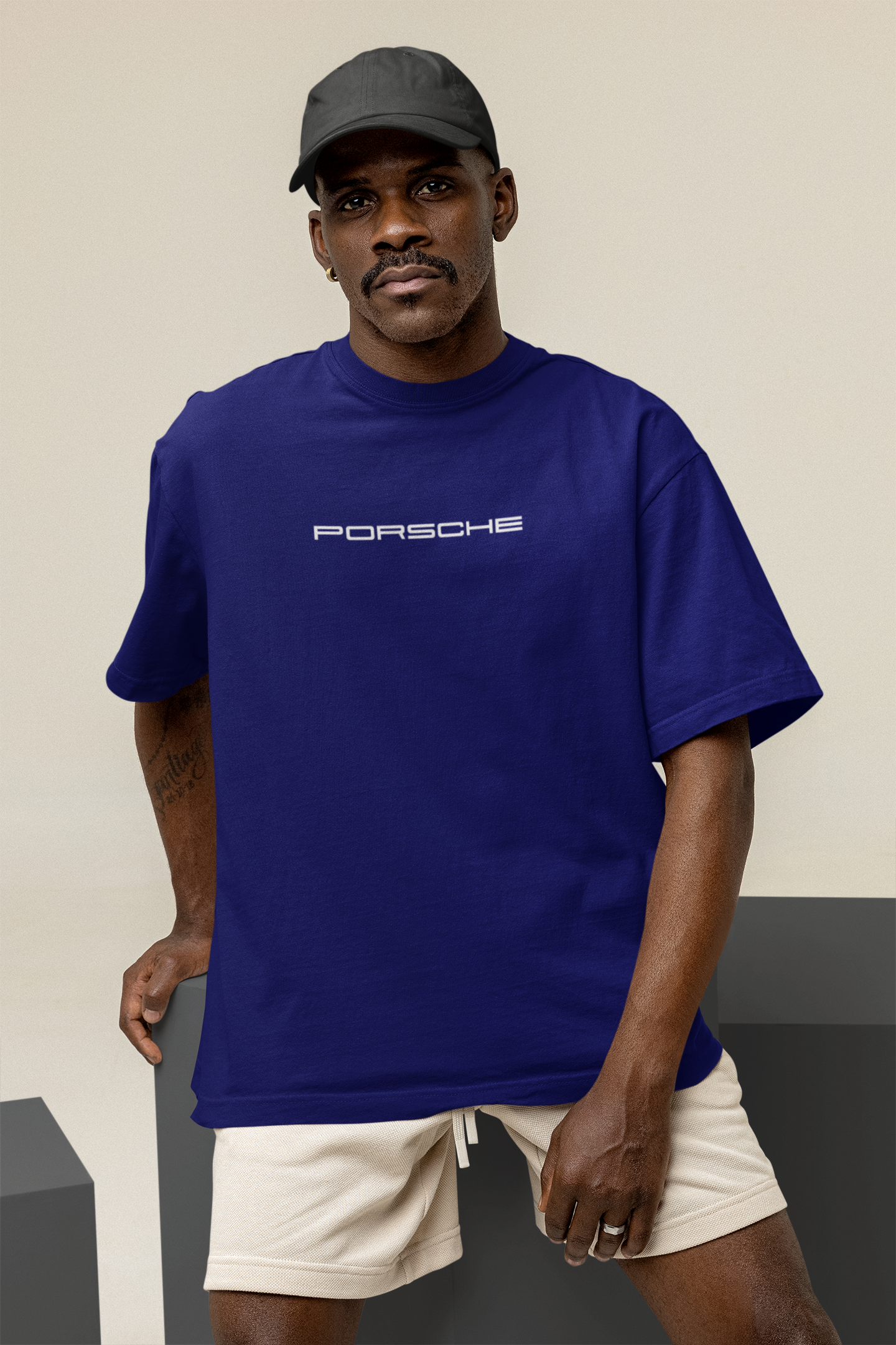 Oversized Porsche 911 GT3 RS Design T-Shirt