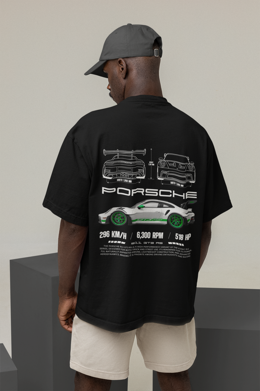 Oversized Porsche 911 GT3 RS Design T-Shirt