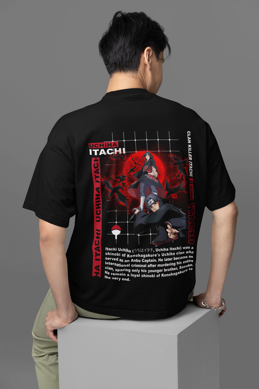 Itachi Naruto Oversized T-Shirt